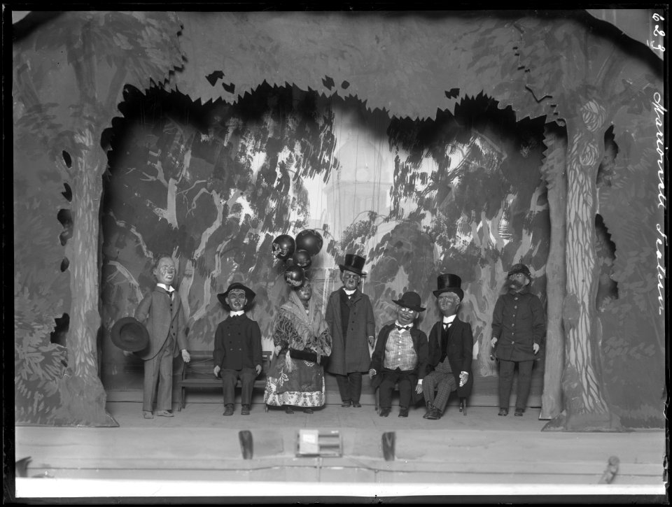 Skandalen på torget, Marionetteatern 1909 - SMV - M003