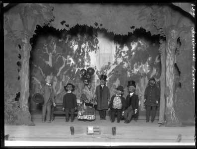 Skandalen på torget, Marionetteatern 1909 - SMV - M003