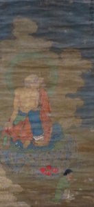 Sixteen Arhats- Second Arhat, Kamakura period, 14th century