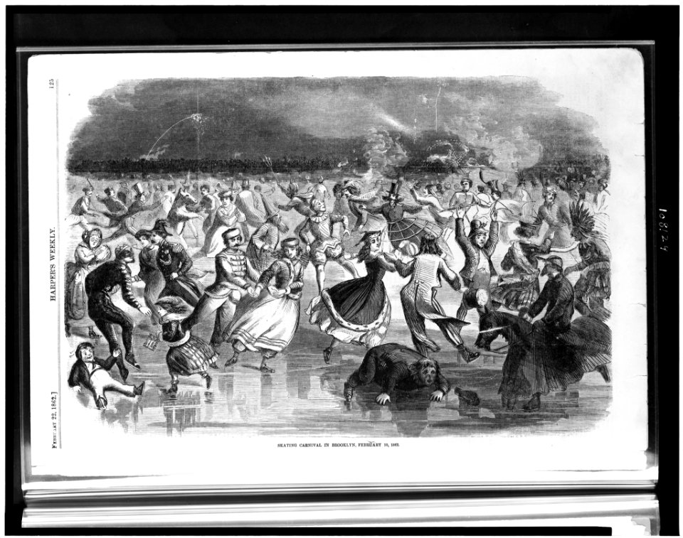 Skating carnival in Brooklyn, February 10, 1862 LCCN93509657