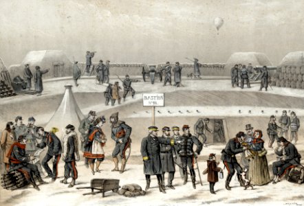 Siège de Paris. Au Bastion