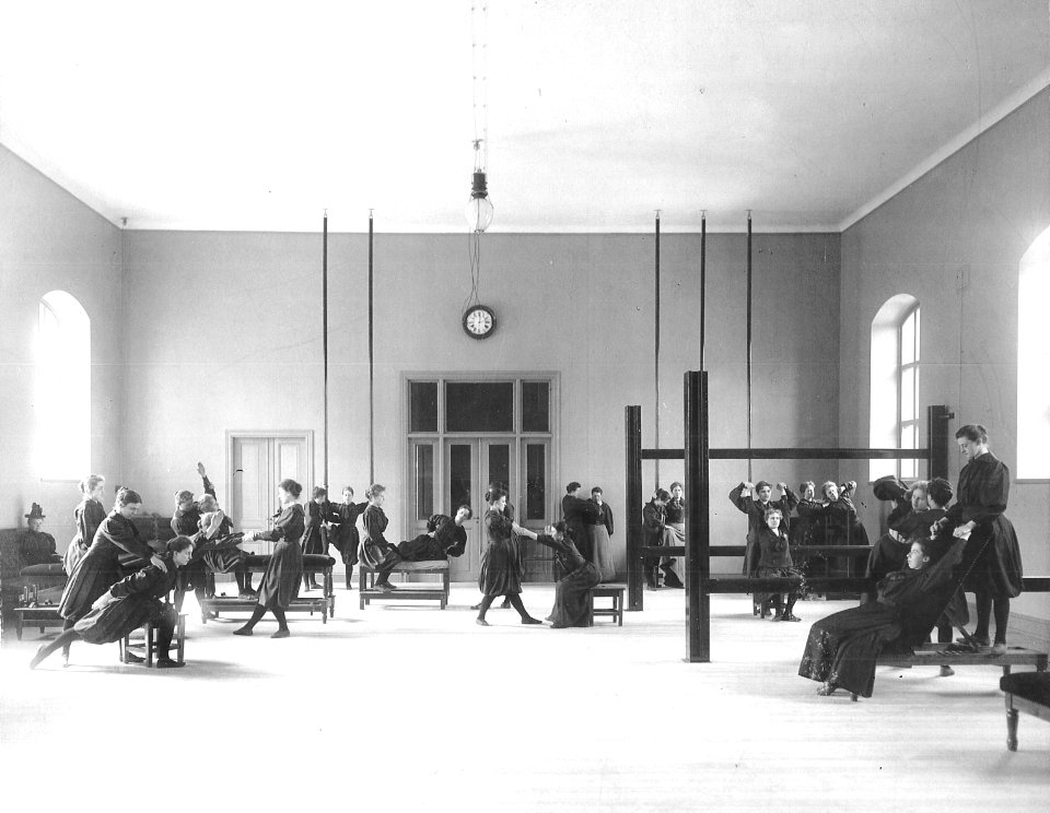 Sjukgymnastik Gymnastiska Centralinstitutet Stockholm 1896 gih0157