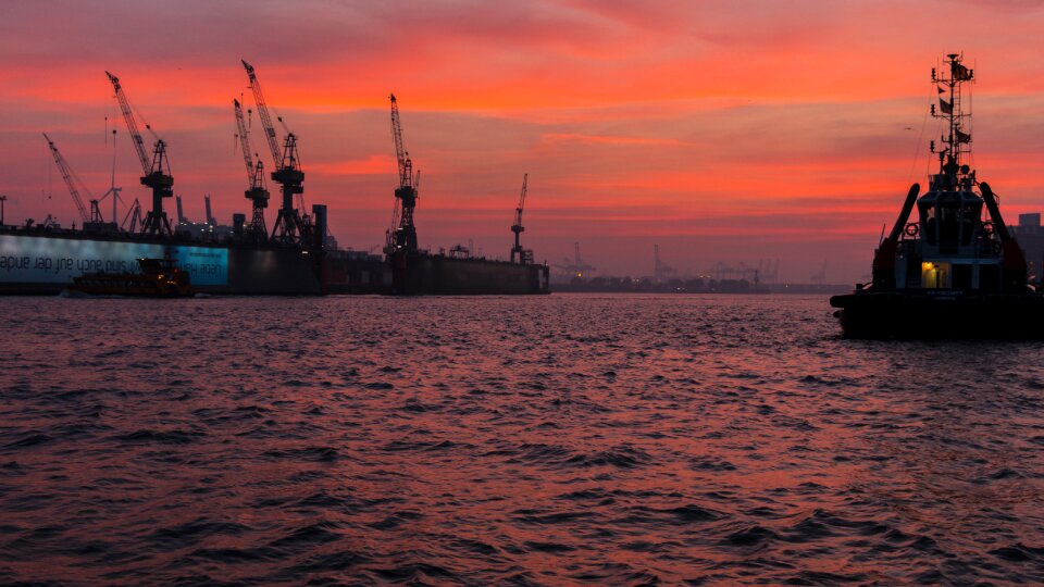 Hanseatic hamburg port elbe photo