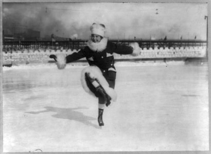 Skating - Miss Nancy Rowe, a competitor in St. Paul Outdoor Sports Carnival Fancy Skating Contest, (ice skating) - Feb. 1st LCCN2002715665 photo
