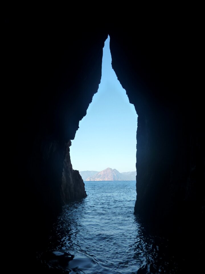 Corsican rock mediterranean