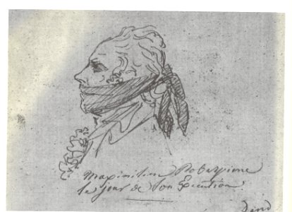 Sketch of Robespierre