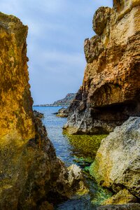 Cliff travel landscape