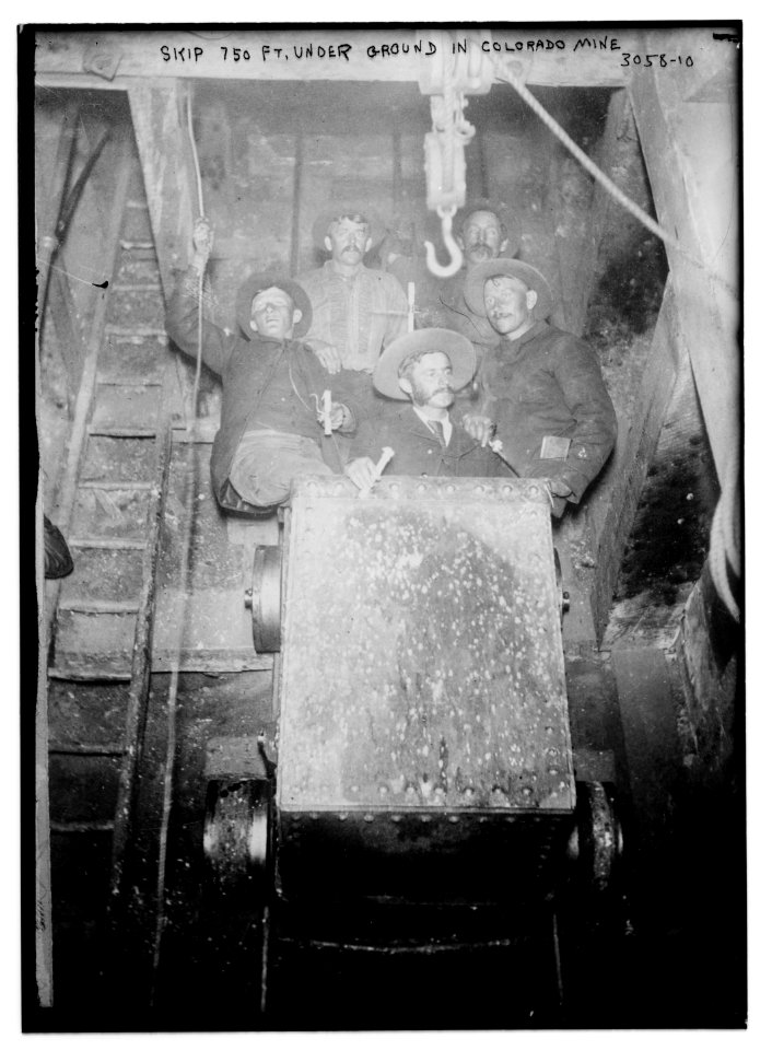 Skip 750 ft. underground Colorado Mine LCCN2014696018