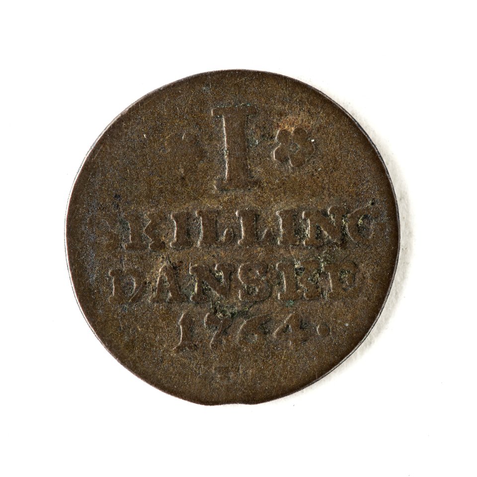 Skilling dansk, 1764 - Skoklosters slott - 109420