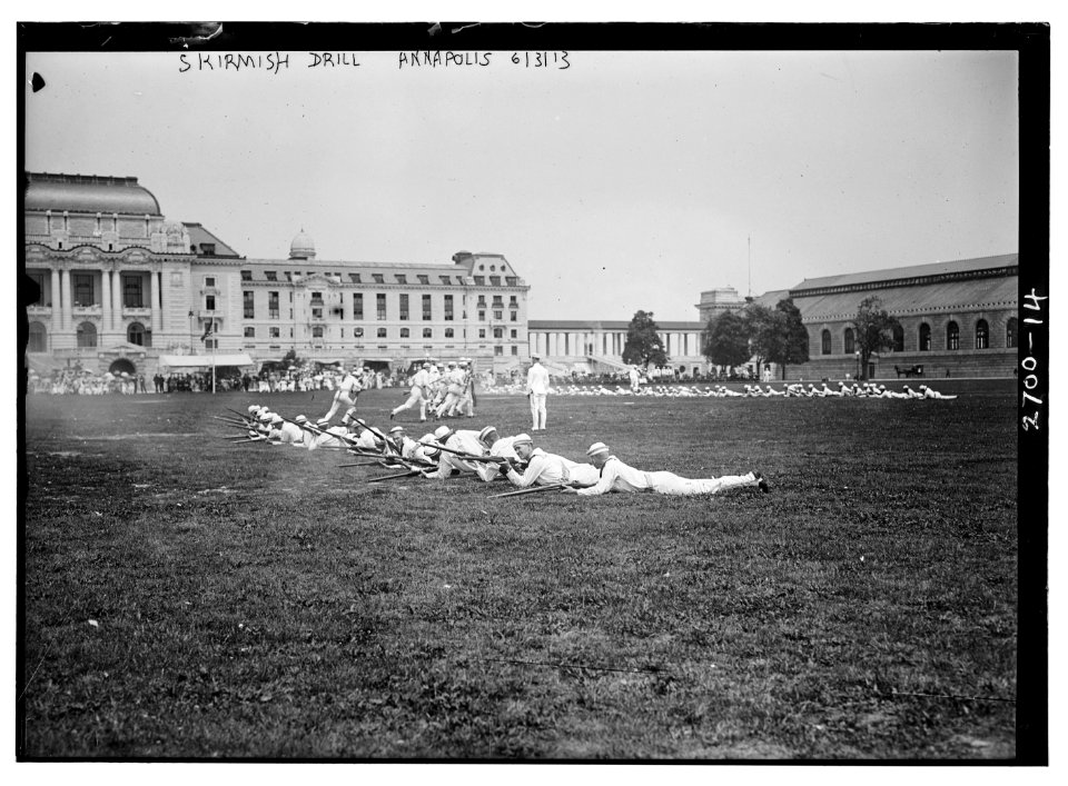 Skirmish drill - Annapolis LCCN2014692377