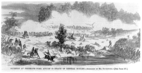Skirmish at Freeman's Ford, August 27 - death of General Bohlen (Va.) LCCN99614169
