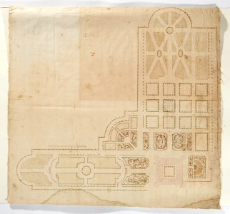 Skoklosters slott, ritning från 1650-talet - Skoklosters slott - 98128