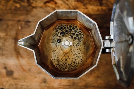 Latte ice coffee beverage