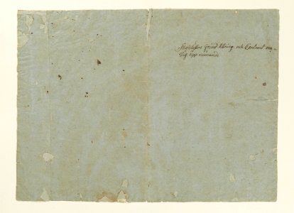 Skoklosters grundritning och contract - Skoklosters slott - 98138