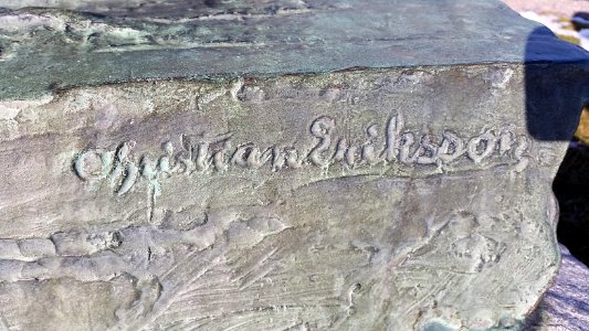 Skridskolöparen - Christian Eriksson, signature