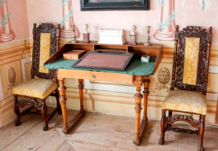 Skrivbord och ritbräde från 1600-talet - Skoklosters slott - 95161