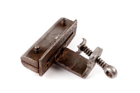 Skruvstycke av stål - Skoklosters slott - 92677