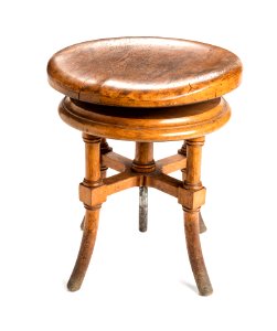 Skrivstol, snurrpall, 1897 - Hallwylska museet - 108530