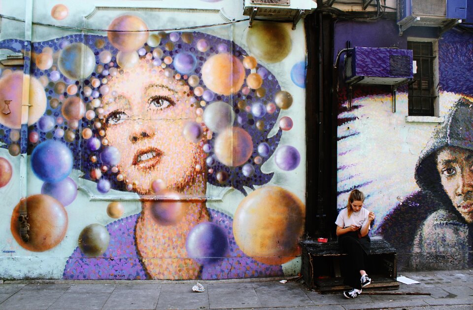 Mural painting art