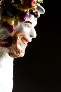 Skål. Detalj ansikte - Hallwylska museet - 87162