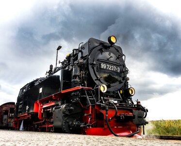 Oldtimer narrow gauge railway nostalgia photo