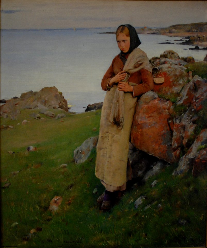 Skånsk fiskarflicka - Henrik Axel Kulle