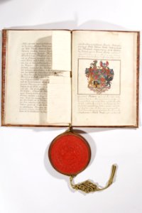 Sköldebrev för Petter Scheffer, 1719 - Skoklosters slott - 98833 photo