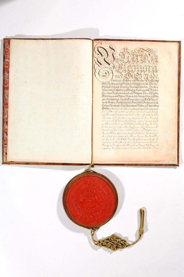 Sköldebrev för Petter Scheffer, 1719 - Skoklosters slott - 98830