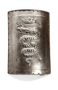 Sköld med Milanos vapen, 1800-tal - Livrustkammaren - 107068