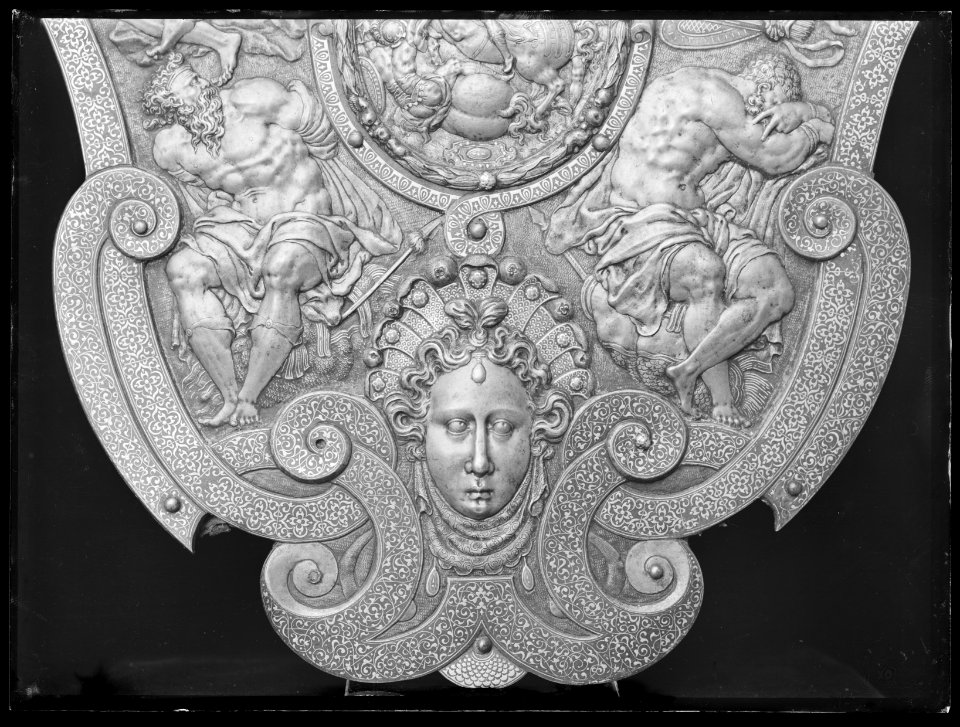 Sköld för Erik XIVs räkning, från 1560 cirka - Skoklosters slott - 34494