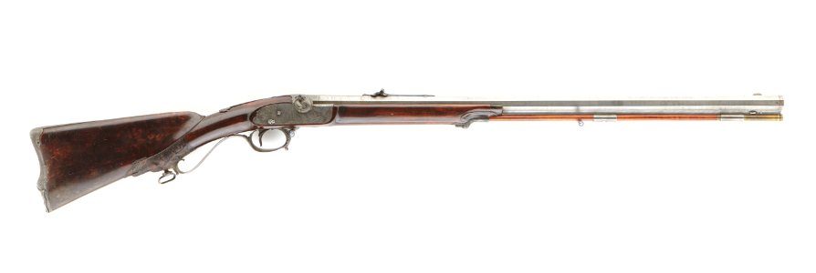 Slaglåsstudsare, Johannes Hult i Gravås, Värmland 1852 - Livrustkammaren - 96908