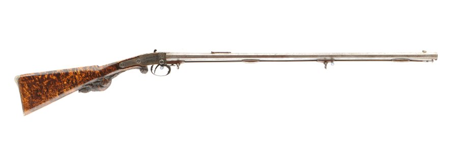 Slaglåsbössa, enligt Åkersteins patent, Stockholm 1830-1837 - Livrustkammaren - 96948