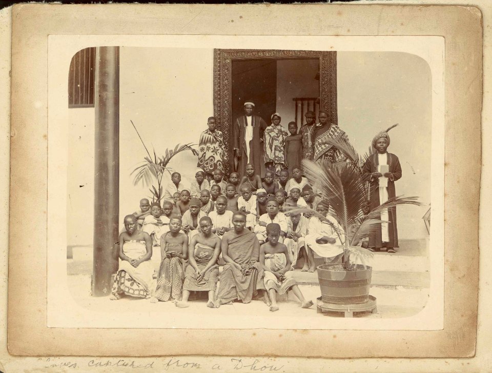 Slaves captured from a dhow RMG E9091