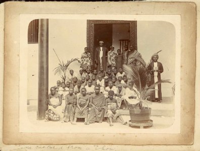 Slaves captured from a dhow RMG E9091 photo