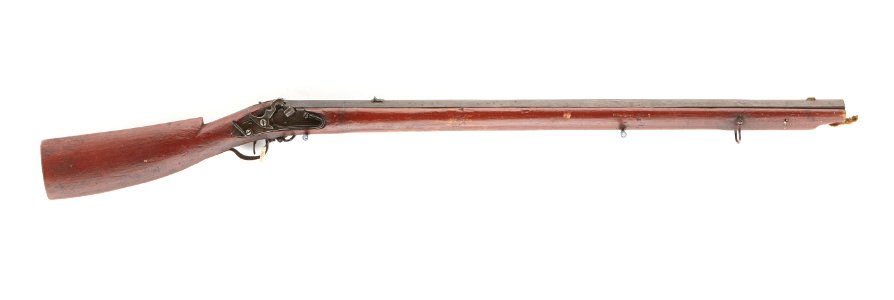 Slagsnapplåslodbössa, utfjäderslås, tåspännare, Norrbotten, 1800-talets andra hälft - Livrustkammaren - 96881