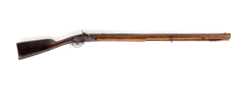 Slaglåsstudsare, signerad MPZ (M P Zetterlund), Bingsta, Bergs sn, Jämtland, 1800-tal - Livrustkammaren - 96542