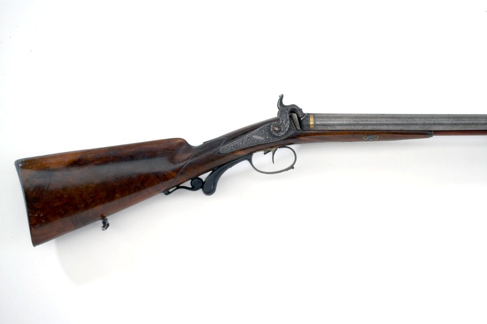 Slaglåsdubbelbössa F Nowak - Livrustkammaren - 66797