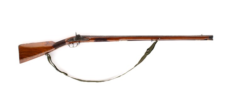 Slaglåsbössa med äldre turkisk pipa - Livrustkammaren - 96492