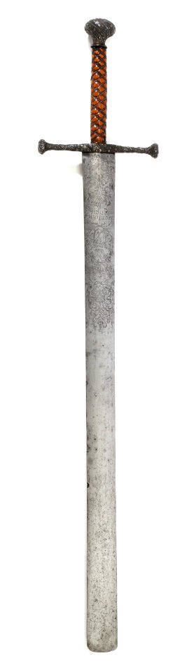 Slagsvärd - J Ollich, 1650 - Livrustkammaren - 56728