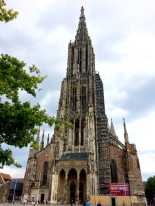 Building münster tower photo