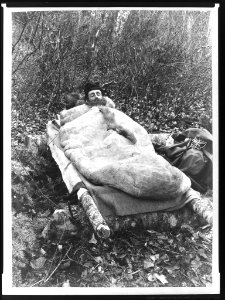 Sleeping bag used in camping trip Oct 1888- formerly upon the Greeley expedition LCCN95514490