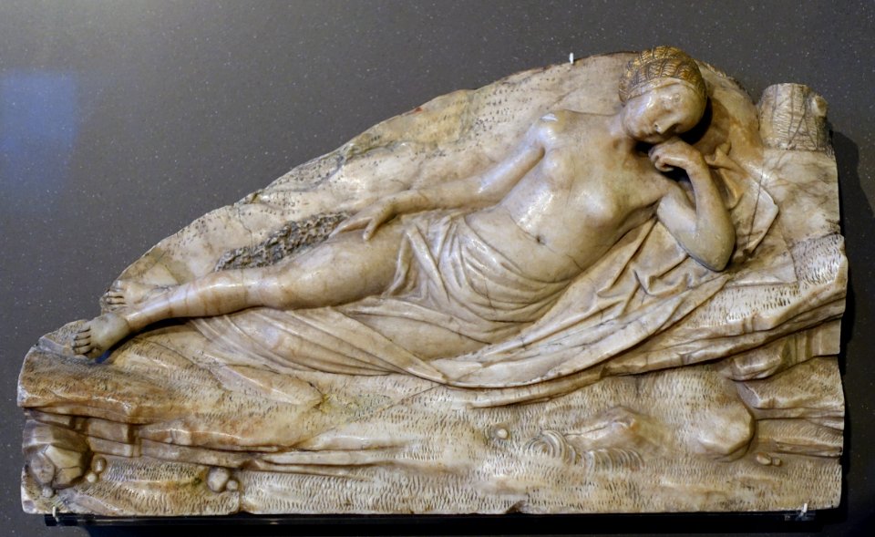 Sleeping Nymph by Monogrammist BG, c. 1535, marble - Bode-Museum - DSC03035