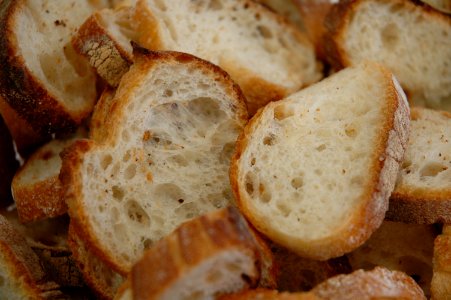 Slices of bread photo