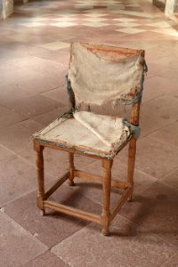 Sliten stol från 1650-talet - Skoklosters slott - 98208