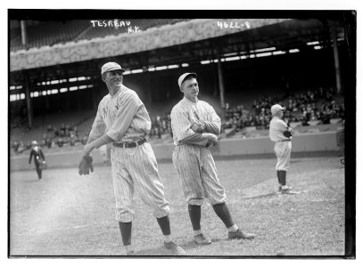 Slim Sallee (left) & Jeff Tesreau (right), New York NL (baseball) LCCN2014707209 photo
