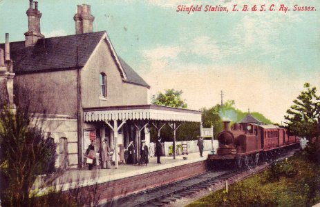 Slinfold railway station photo