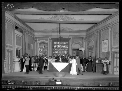 Slovakerna, Östermalmsteatern 1904. Föreställningsbild - SMV - ÖT032