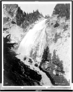 Sluiskan Falls, Mount Rainier National Park, Washington) - Asahel Curtis, Seattle LCCN90715351