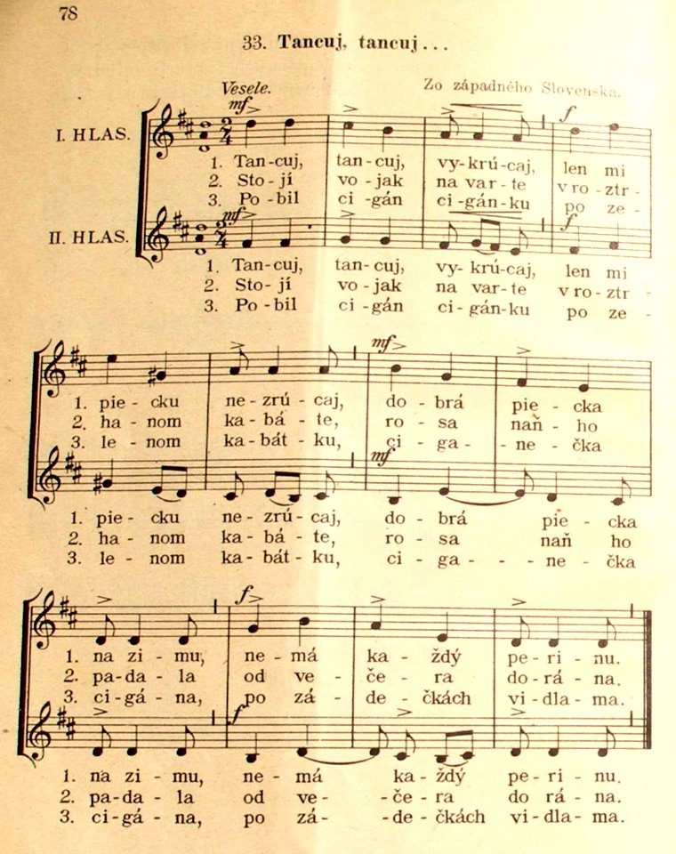 Slovakia folk songs 02123