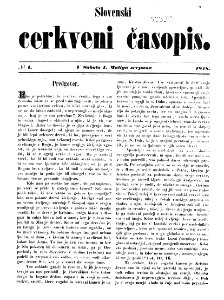 Slovenski cerkveni časopis naslovnica